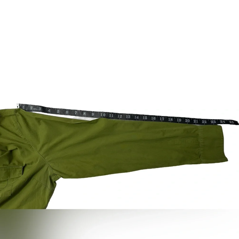 New York & Company Green Button-Up Long Sleeve Shirt Size XL - Picture 7 of 7